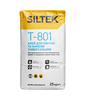 Siltek T-801 Клей для плитки та каменю універсальний 13,000,227 фото