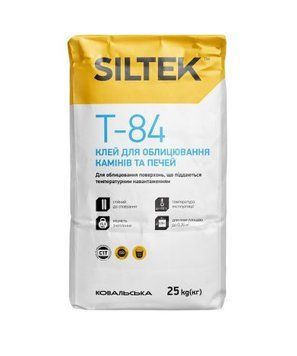 Siltek T-84 Клей для облицювання камінів та печей 13,000,231 фото
