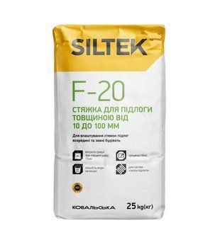 Siltek F-20 Стяжка для підлоги товщиною від 10 до 100 мм 13,000,161 фото
